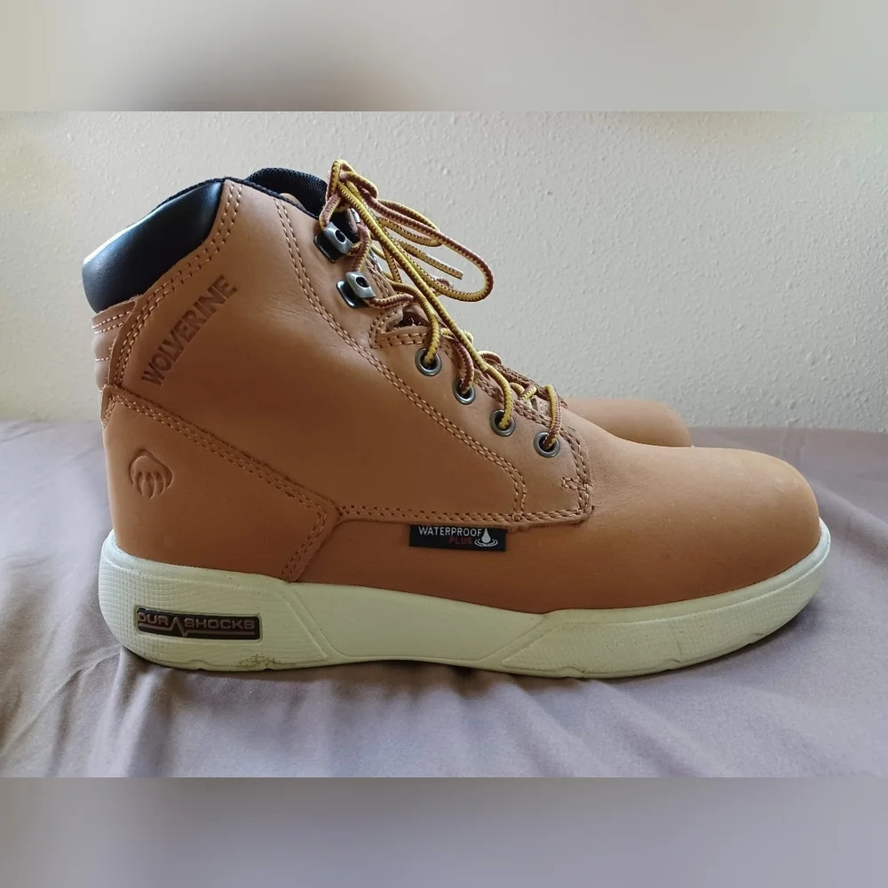 Wolverine Mens Kickstart Waterproof 6 inch Construction Boot NWOT